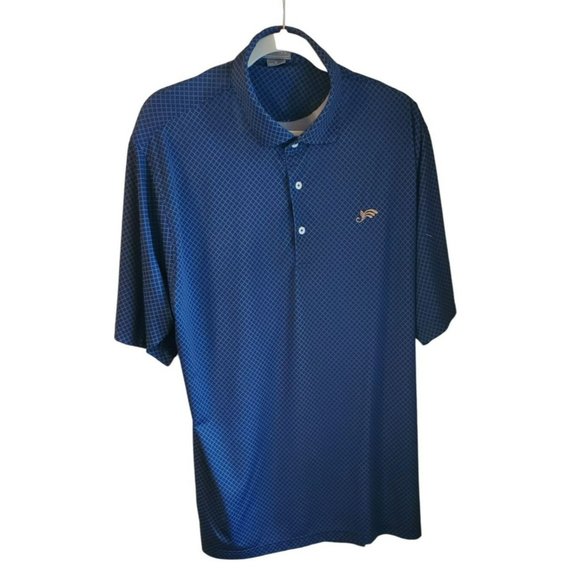 Fennec Highly Evolved Men's Diamond Pattern Polo Golf Performance Shirt Size XL - Picture 5 of 6